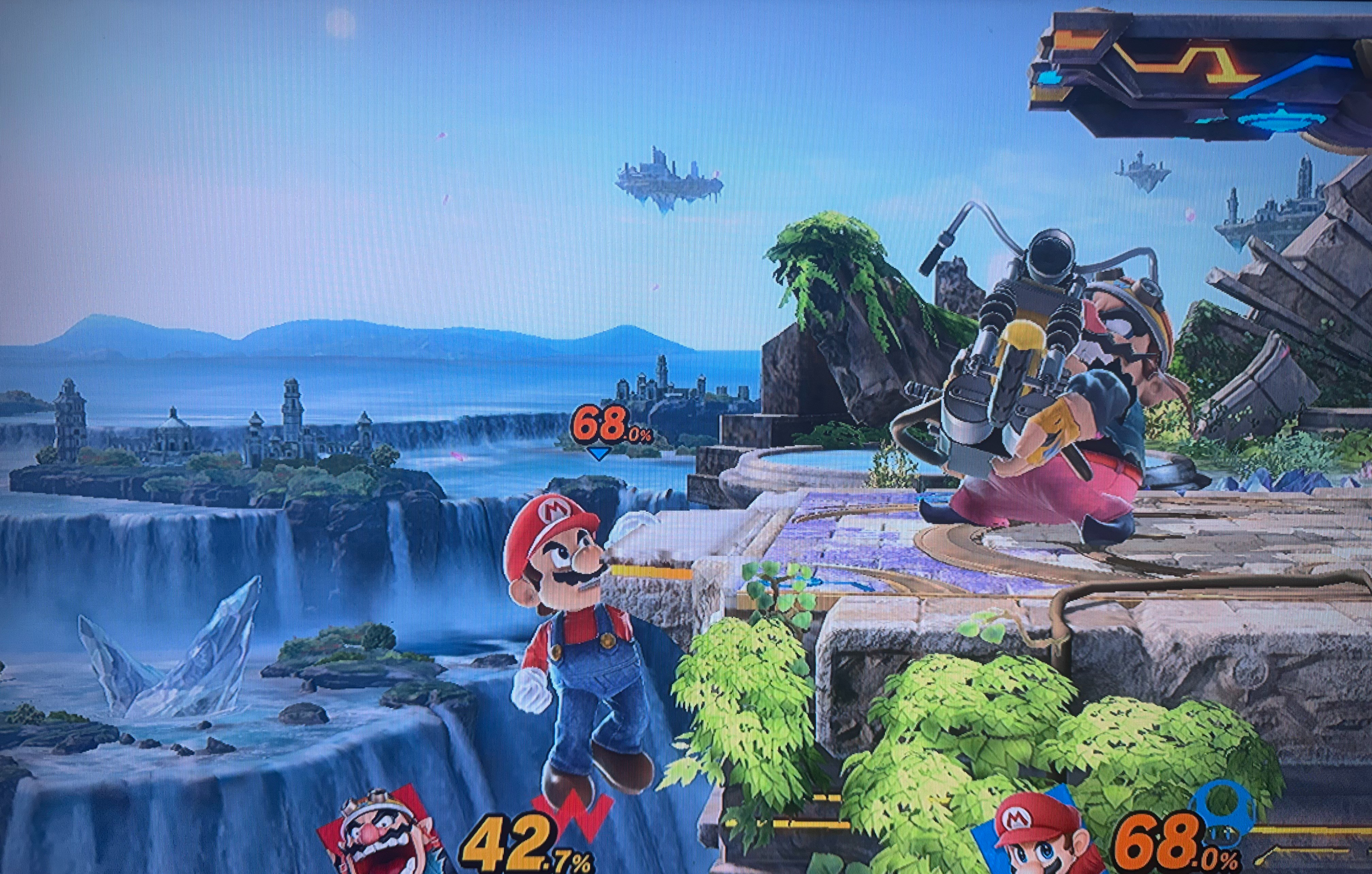 Picture of ledge set up